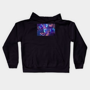 Glowing water Kids Hoodie